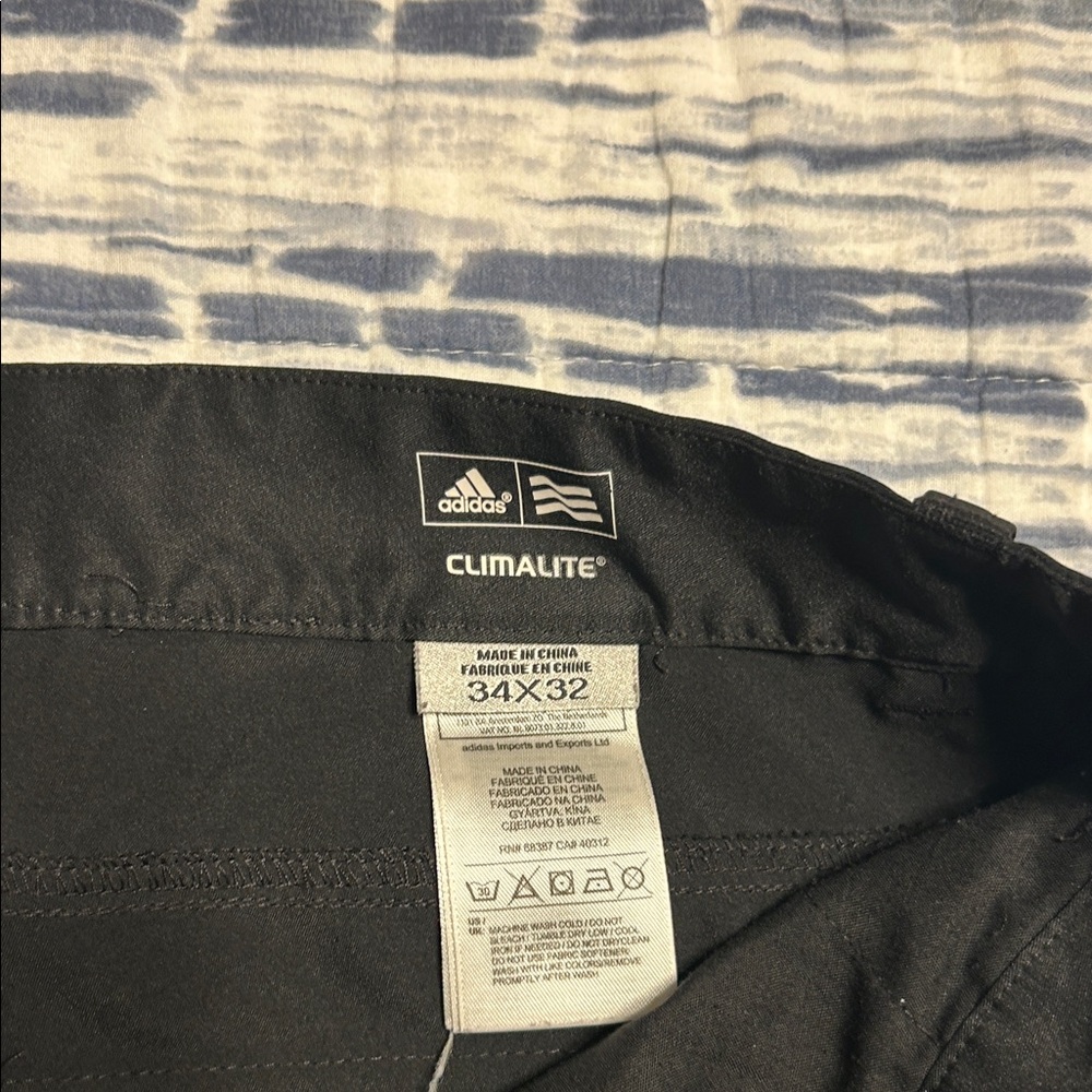 Adidas Black Climalite Golf Pants